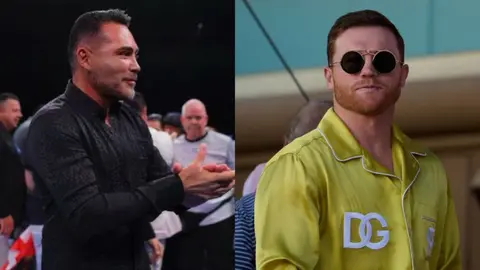 Óscar de la Hoya desafía a Canelo Álvarez a enfrentar a Jaime Munguía