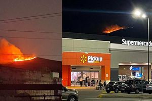 Comparan imágenes del incendio en la Sierra de Guadalupe con la erupción de un volcán