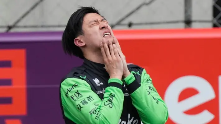 ¡Con lágrimas! Guanyu Zhou concluye el GP de China en llanto tras el apoyo de la afición