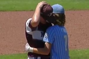 Video: Bateador recibió pelotazo de pitcher y terminó consolándolo