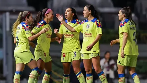 América Femenil venció por primera vez a Rayadas en el Estadio Azteca