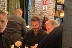 David Beckham fue captado en restaurante de Monterrey tomando cerveza mexicana