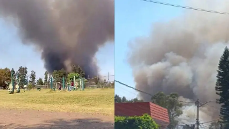 Incendio en Cuemanco cubre de humo la CDMX