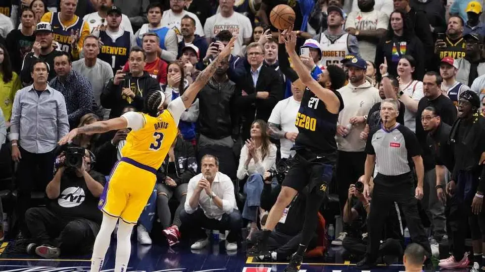 ¡De alarido! Murray encesta en el último minuto para ganar el Juego 2 ante los Lakers