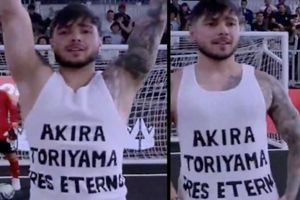 Rinden homenaje a Akira Toriyama en partido de la Kings League Américas