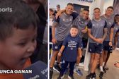 "Nosotros sí ganamos": Jugadores de Talleres de Córdoba recibieron al niño del video viral