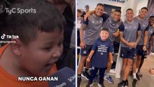 "Nosotros sí ganamos": Jugadores de Talleres de Córdoba recibieron al niño del video viral