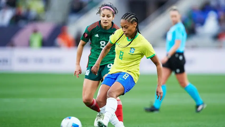 Imágenes del México vs Brasil