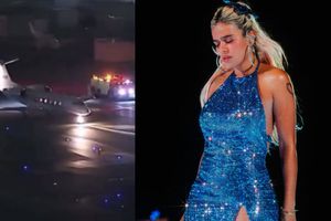 Avión privado de Karol G aterriza de emergencia en Los Ángeles