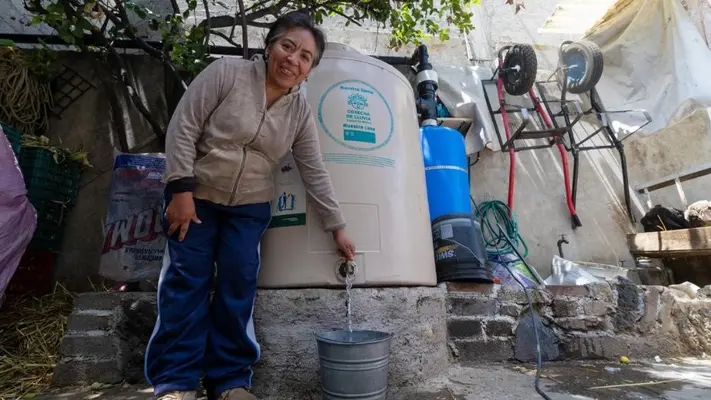 ¿No tienes agua? Inscríbete para tener un cosechador de lluvia