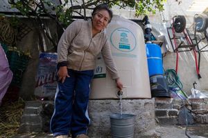 ¿No tienes agua? Inscríbete para tener un cosechador de lluvia