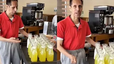 Miguel Luis, de 'estrella' de televisión a trabajador de un restaurante ¡Entérate!