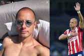 Chicharito aprovecha Fecha FIFA para ir a la playa y aficionados lo revientan