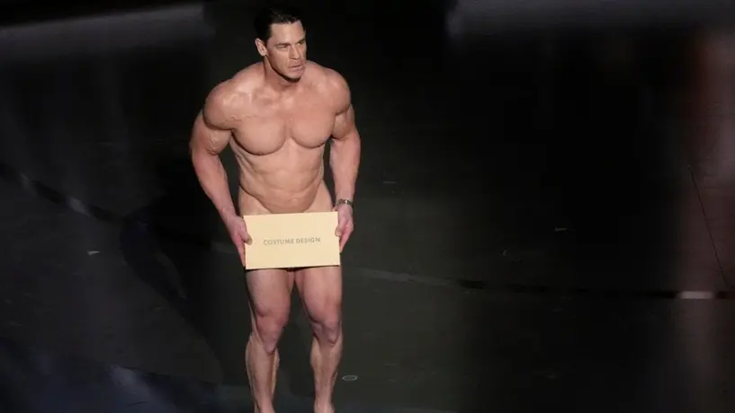 Revelan imágenes del detrás de cámaras de la presentación de John Cena en los Premios Oscar