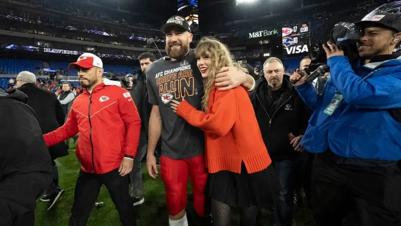 ¡En camino! Taylor Swift ya viaja a Las Vegas para el Super Bowl 2024