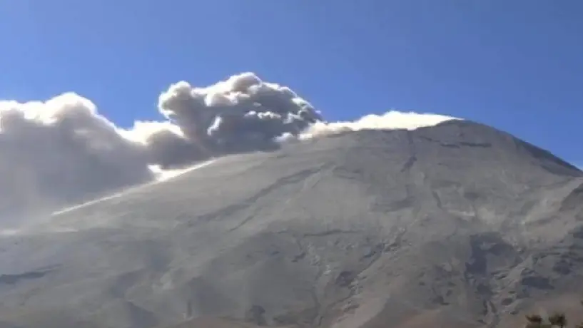 Actividad del Volcán Popocatépetl, 2 de marzo