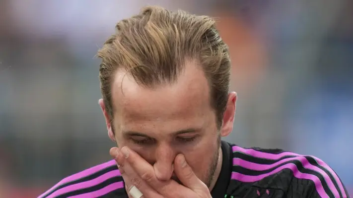 ¡Encienden las alarmas! Bayern Munich informó que Kane sufrió lesión en el tobillo