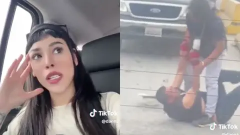 ¡Chismecito! Danna Paola vive pelea a golpes, la graba y la comparte
