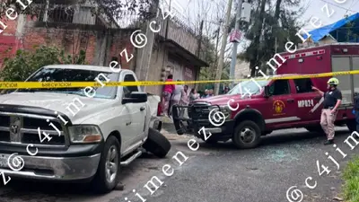 Muere niño de 8 años tras ser atropellado por camión de bomberos en CDMX