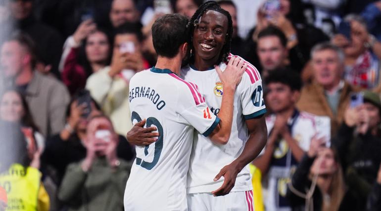 Diomande marca el 4 a 1 para el Madrid | AP