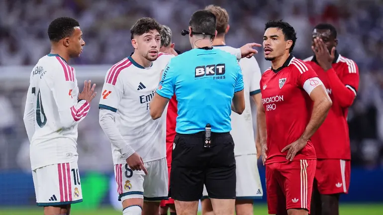 Federico Valverde en el Real Madrid vs Sevilla | AP
