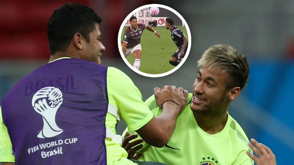 ¡Sombrerito al 'Hombre Verde'! Neymar hace jugada de lujo en contra de su excompañero Hulk