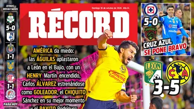 Portada RÉCORD 18 de octubre de 2026