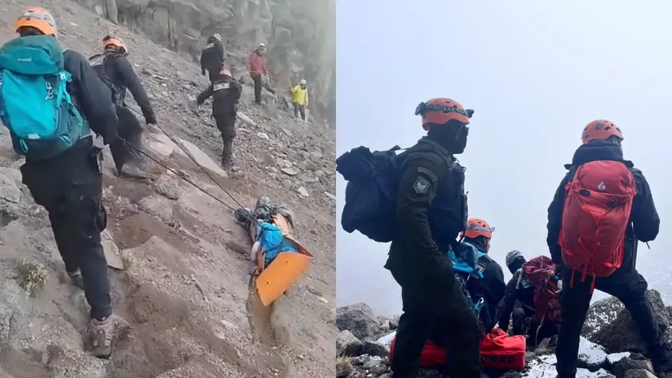 VIDEO / La montaña no perdona: rescatan cuerpo de alpinista poblano en el Iztaccíhuatl