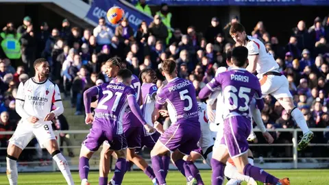 AC Milan rescató empate contra Fiorentina, pero dejó ir puntos en la lucha por el campeonato