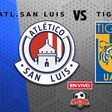 Atlético de San Luis vs Tigres EN VIVO Liga MX Clausura 2026 Jornada 1