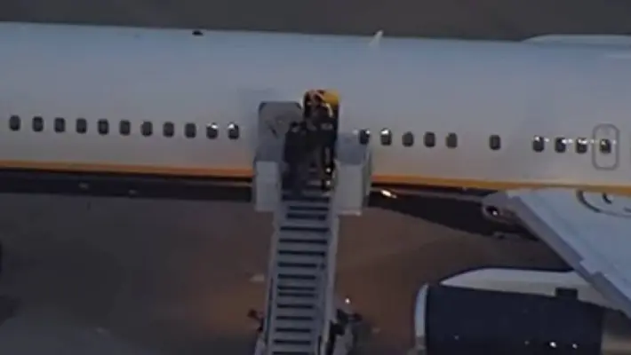 Nicolás Maduro llega a una base militar de Nueva York