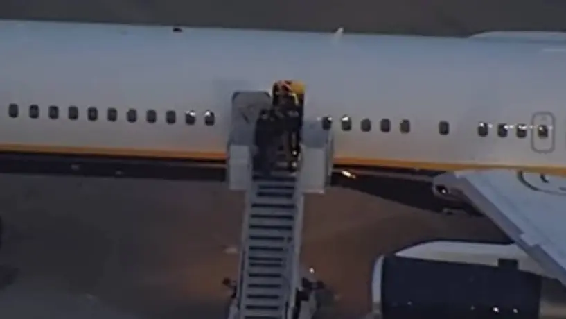 Nicolás Maduro llega a una base militar de Nueva York