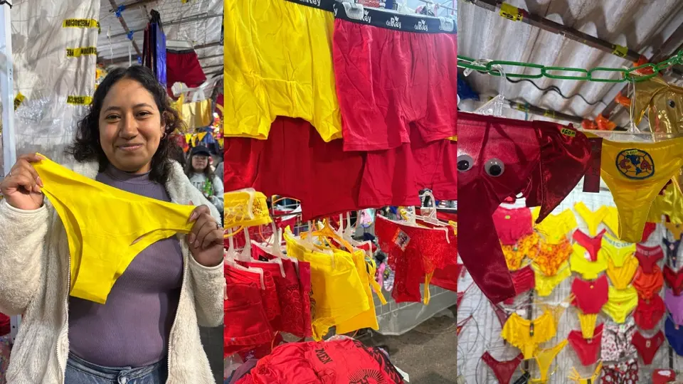 VIDEO: El calzón amarillo del dinero arrasa sobre el rojo del amor en Año Nuevo