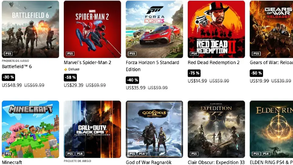 PlayStation lanza promociones navideñas: juegos con hasta 72 % de descuento