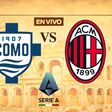 Como 1907 vs Milan EN VIVO Serie A Jornada 16