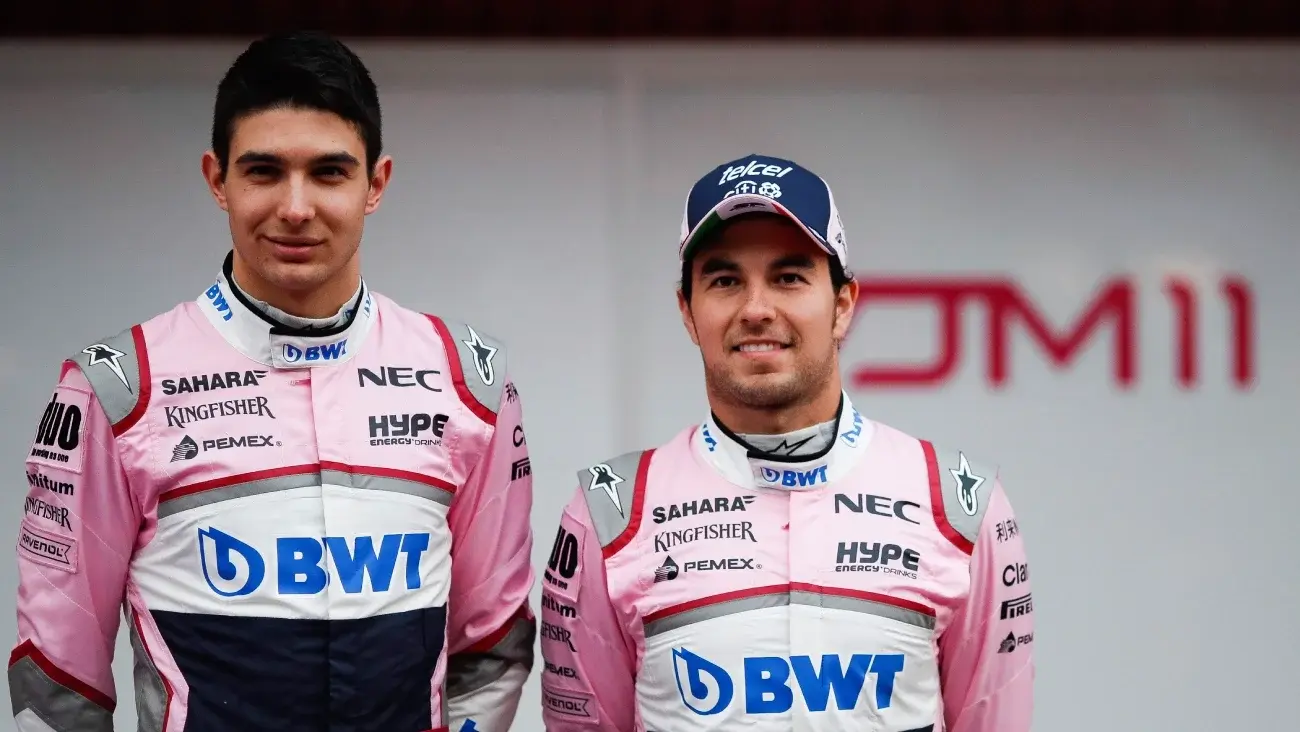 Ocon y Checo Pérez, en 2018 | MEXSPORT