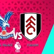 Premier League 2025-25: ¿Dónde y a qué hora ver el Crystal Palace vs Fulham de la Jornada 19?