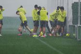 Torrencial aguacero interrumpe entrenamiento del rival del FC Barcelona en la Copa del Rey