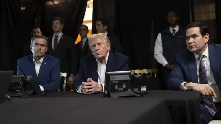 FOTOS: Así se enteró Trump de la detención de Nicolás Maduro en Venezuela