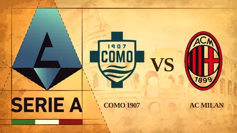 Como 1907 vs AC Milan: ¿Dónde y a qué hora ver el partido de la Serie A?