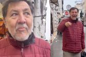 Video: Fernández Noroña agrede a ciudadano en Roma, le golpea el celular y defiende a Maduro