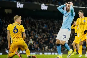 Manchester City empata ante Brighton y se aleja de la cima de la Premier League