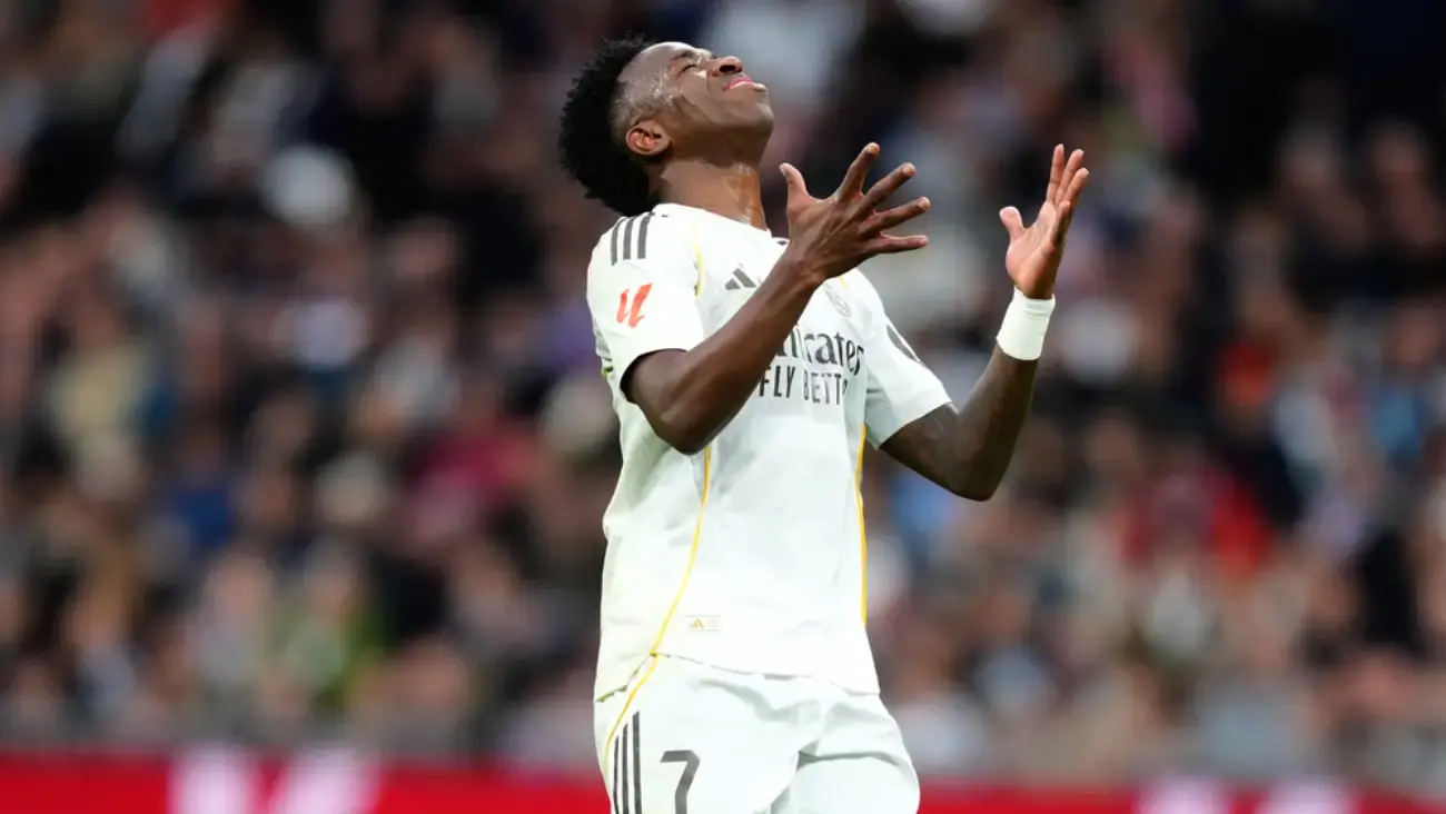 Vinicius Jr. durante partido del Real Madrid | AP