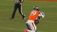Polémica jugada define la victoria de Broncos ante Bills