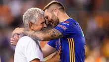 ¡Reencuentro de leyendas! Gignac y Tuca Ferreti comparten emotivo momento previo a partido ante San Luis