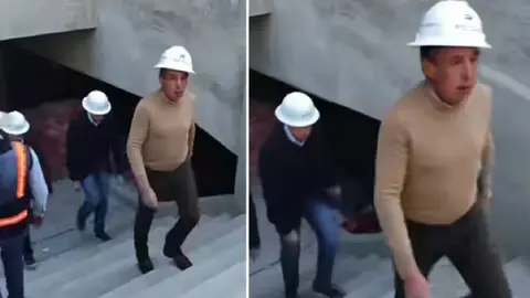 Emilio Azcárraga visita el Estadio Banorte que continúa en remodelación