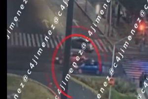 Se filtra video del motociclista atropellado y arrastrado en Iztapalapa