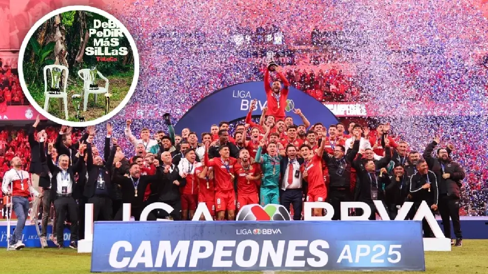 ‘Debí pedir más sillas’: Toluca presume sus títulos del 2025 a lo Bad Bunny y recuerda al América