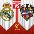 Real Madrid vs Levante EN VIVO LaLiga Jornada 20