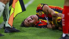 Carlos Fierro sufrió aparatosa lesión frente a Rayados en la Copa Pacífica